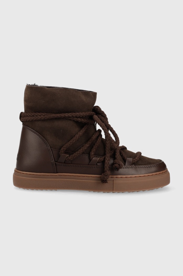 Semišové sněhule Inuikii CLASSIC přírodní kůže hnědá 75202.005.DBrown