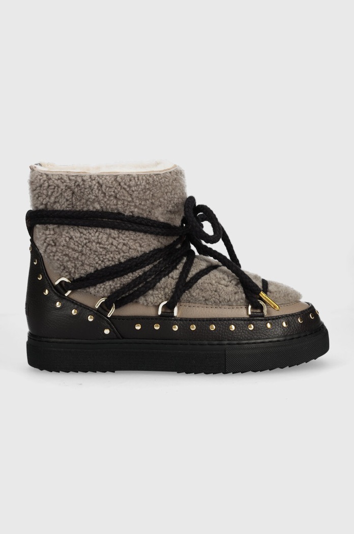 Inuikii Leather snow boots CURLY ROCK brown 75102.076.Taupe
