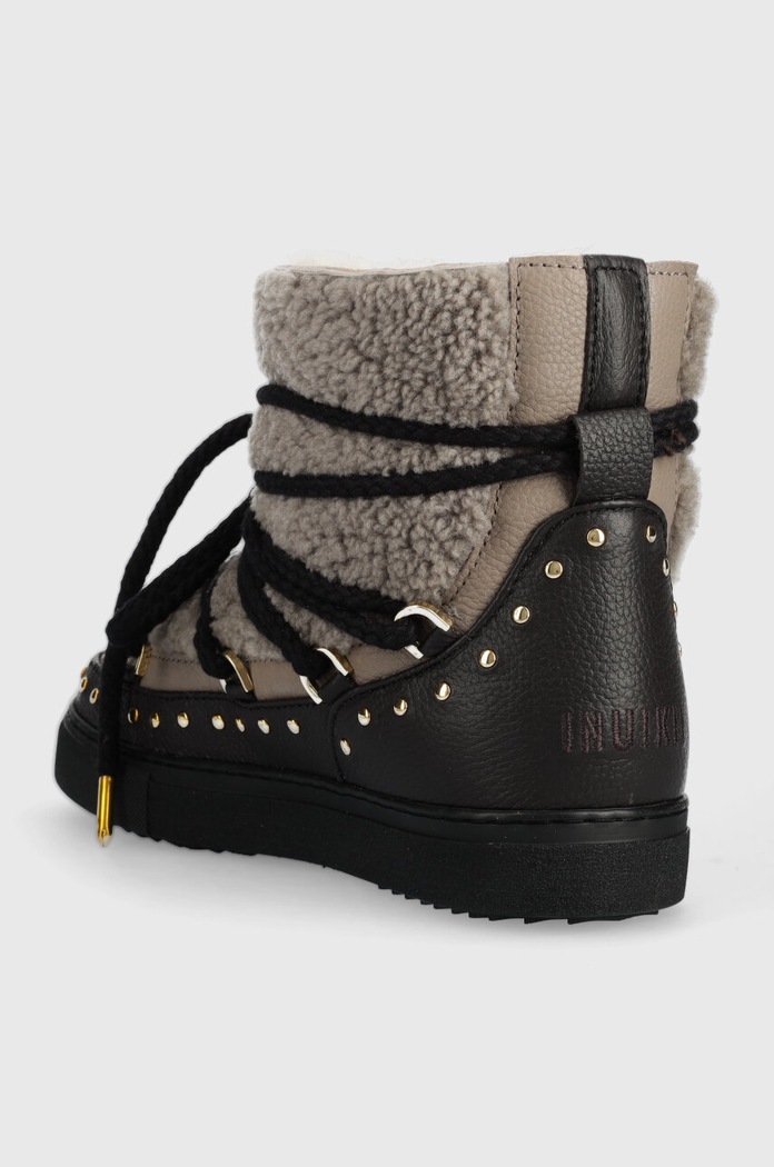 Shoes Inuikii Leather snow boots CURLY ROCK 75102.076.Taupe brown