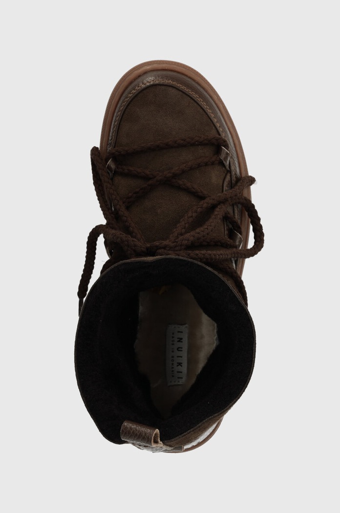 Obuwie Inuikii śniegowce zamszowe Classic 55102.001.DBrown brązowy