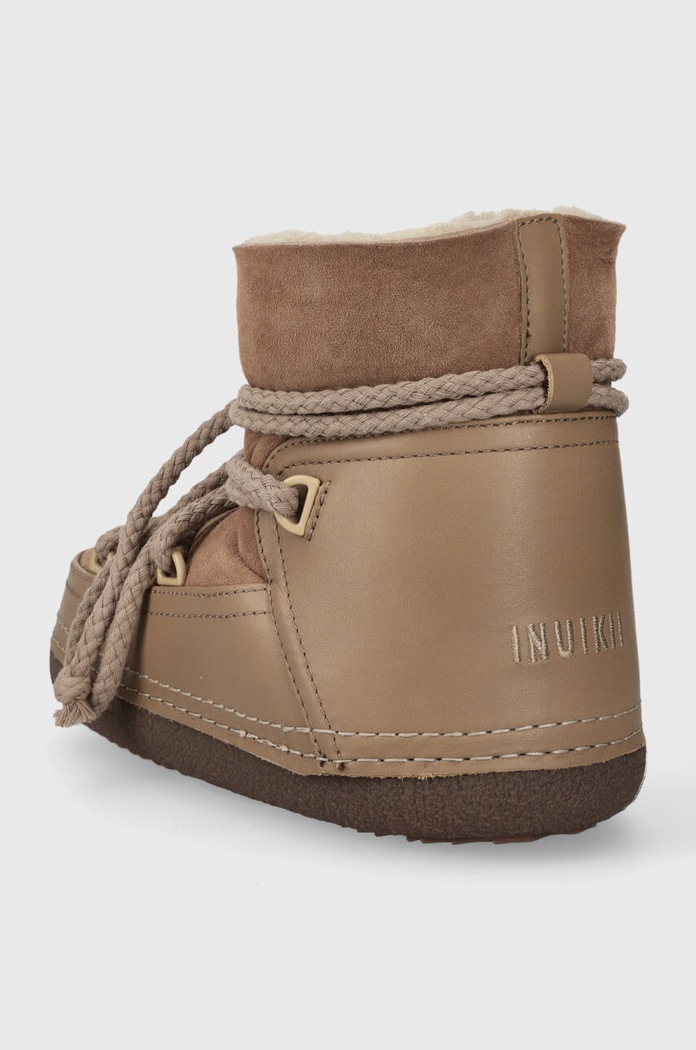 Παπούτσια Δερμάτινες μπότες χιονιού Inuikii Classic 75101.007.Macaroon μπεζ