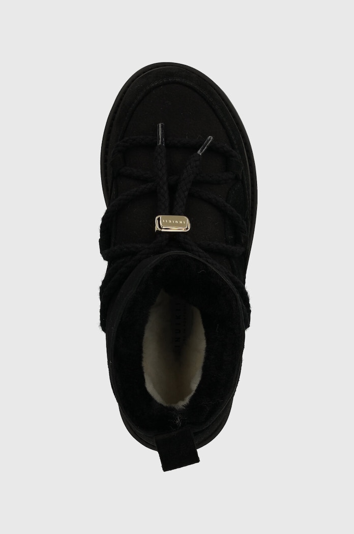 Semišové snehule Inuikii Classic Low Platform čierna 75104.105.Black