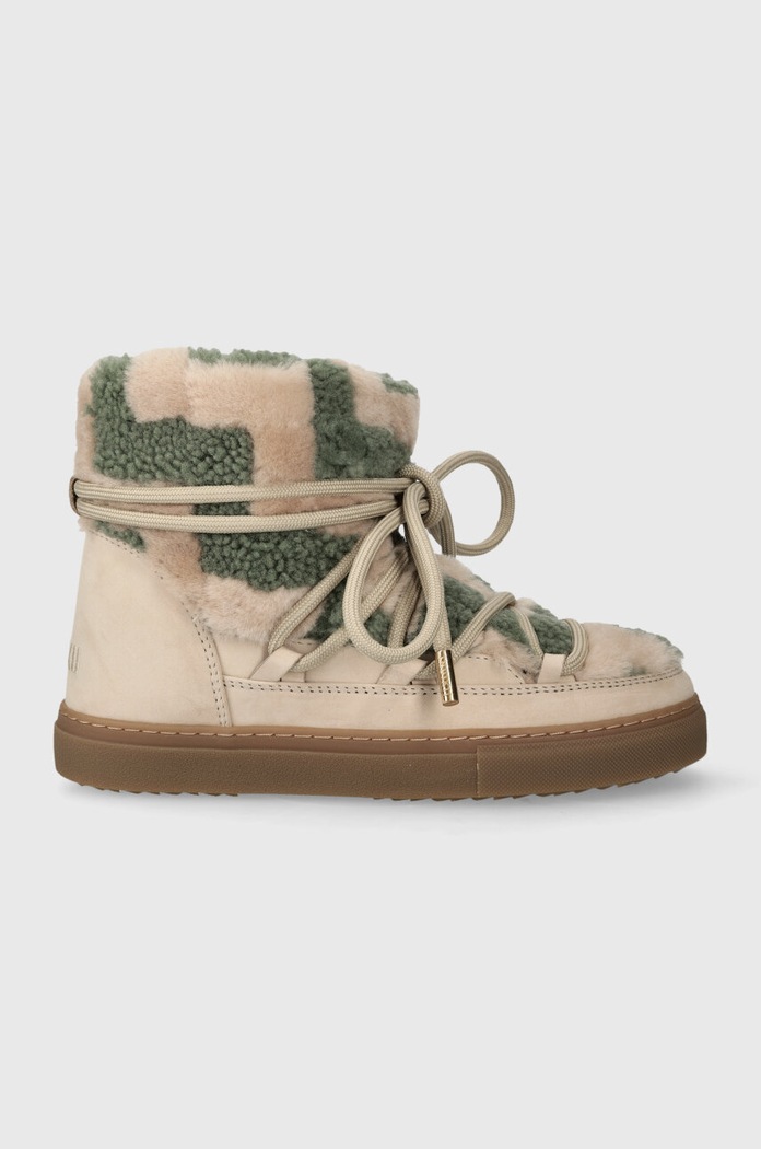 Inuikii śniegowce Shearling Zigzag tekstylny beżowy 75202.090.Green
