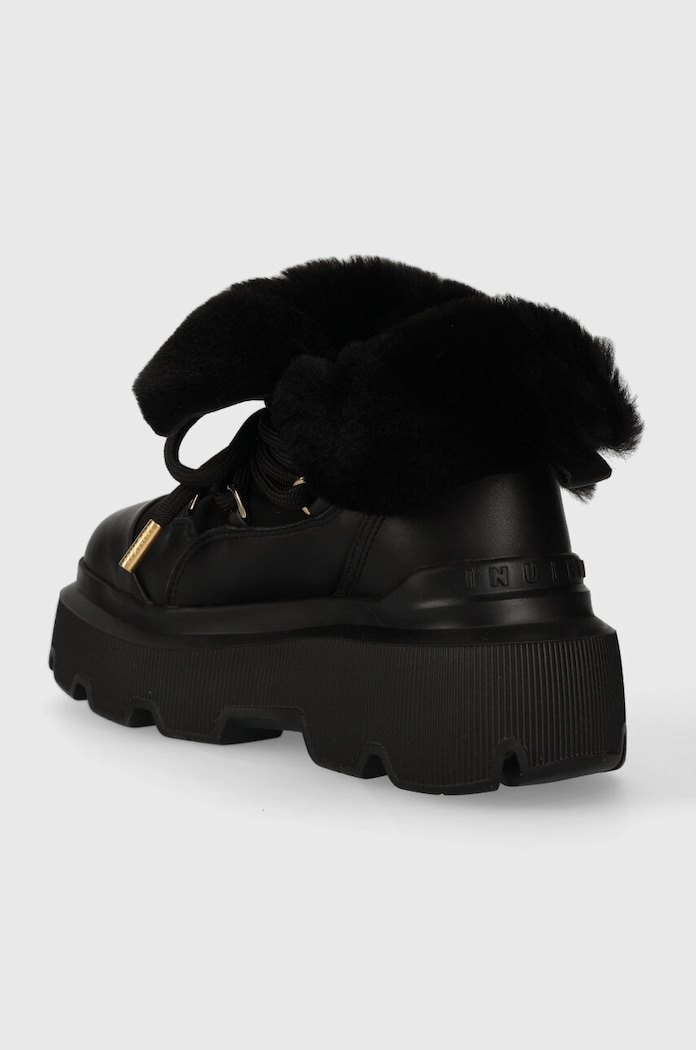 Obuwie Inuikii śniegowce skórzane Endurance Trekking 75202.112.Black czarny