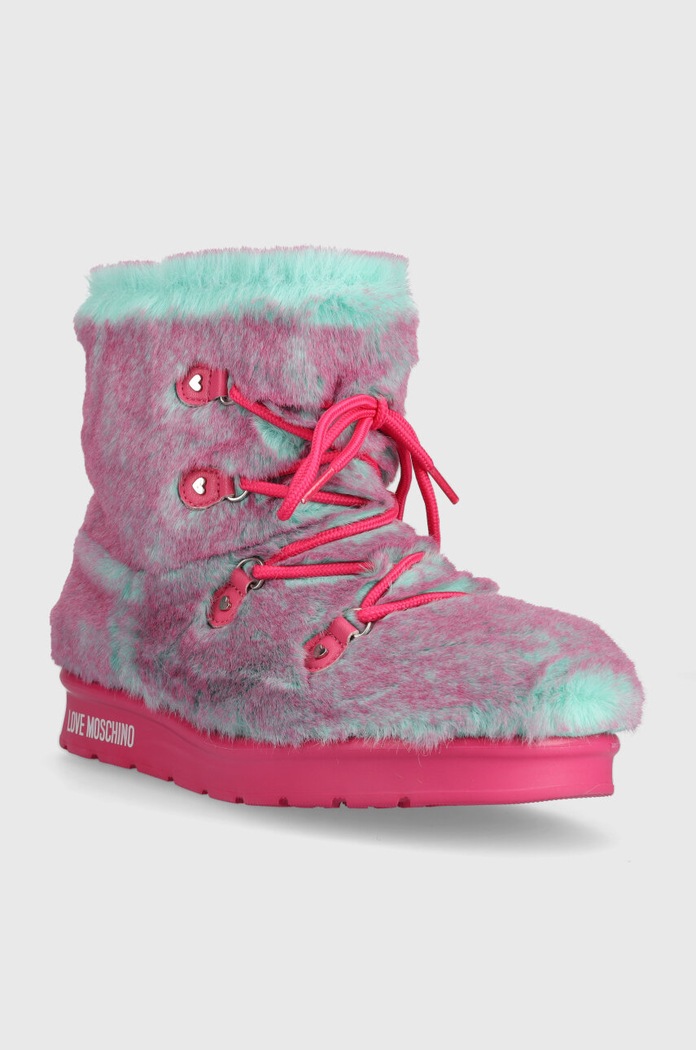 Love Moschino śniegowce WINTER30 JA24443H0HJV560A multicolor AW23