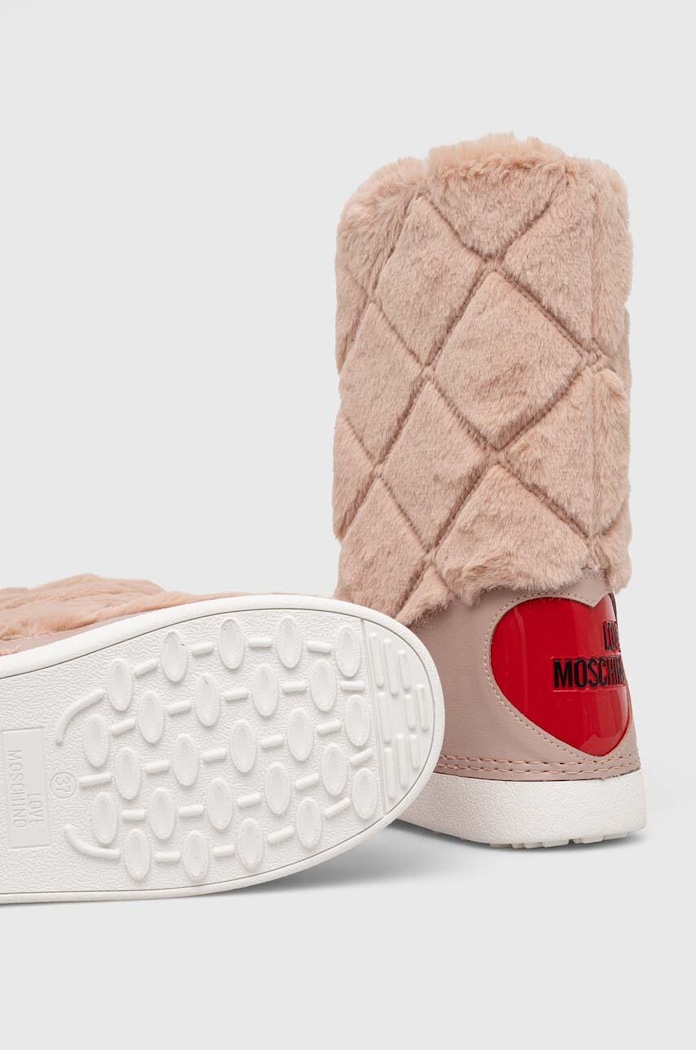 Sněhule Love Moschino SKIBOOT20 béžová JA24172G0HJW0601