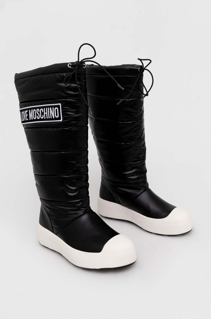 Snehule Love Moschino RACE50 JA15865H0HIN000A čierna AW23