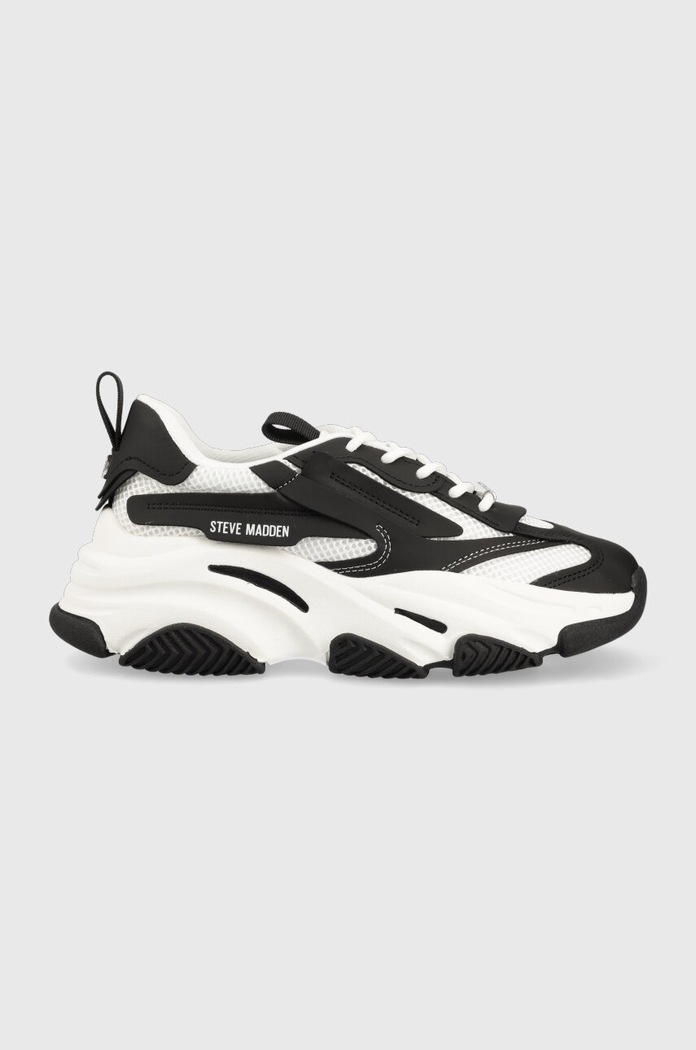 Tenisky Steve Madden Possession-E imitácia kože čierna SM19000033.034