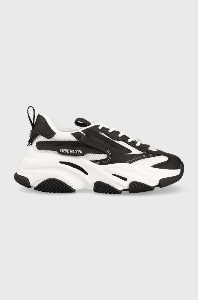 Tenisky Steve Madden Possession-E imitácia kože čierna SM19000033.034