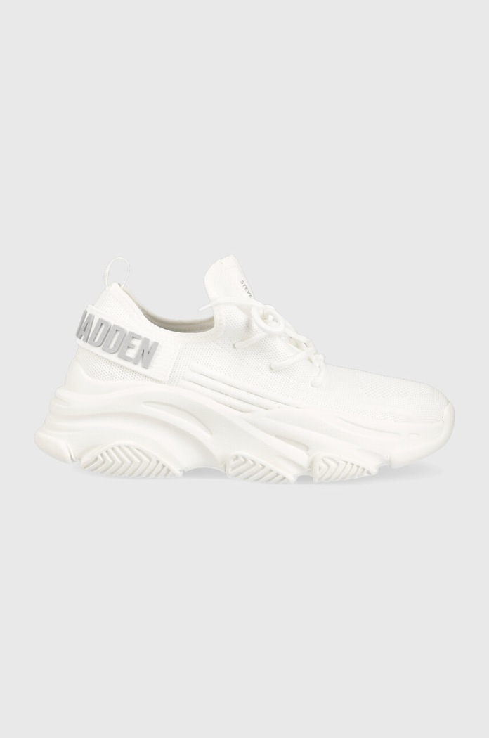 Steve Madden sneakers Protégé-E Planet friendly alb SM19000032.002