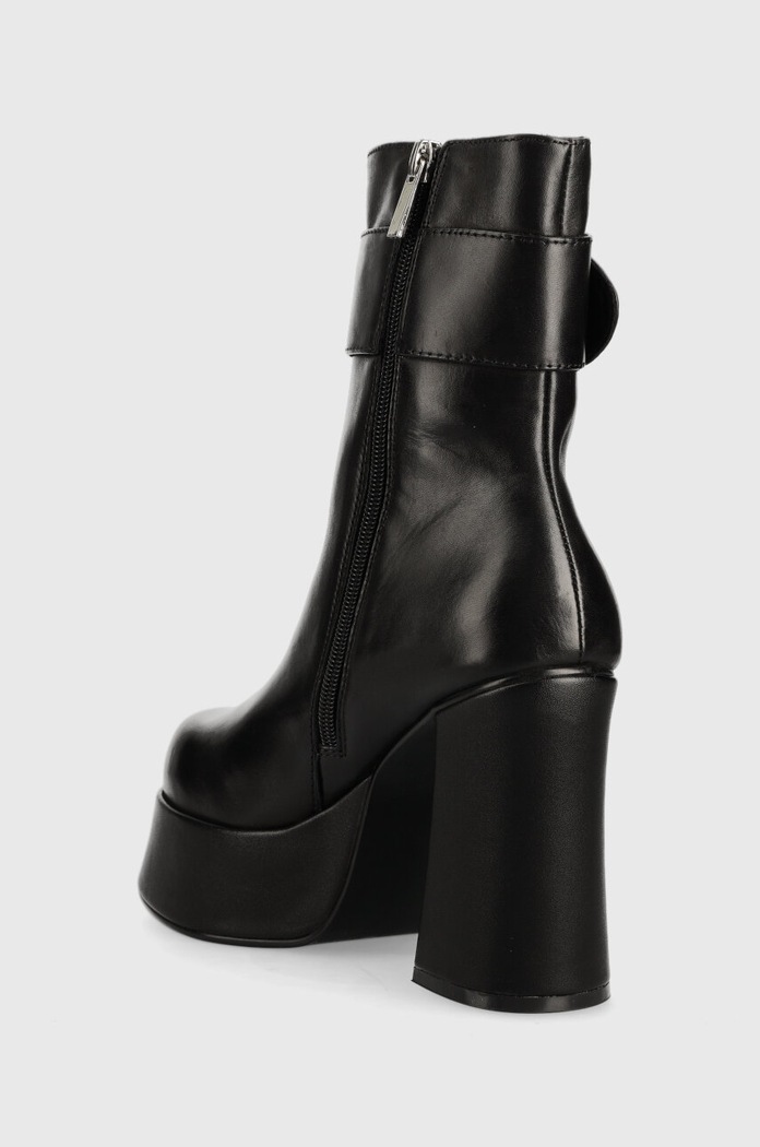 Obuv Kožené členkové topánky Steve Madden Siren SM11002628.017 čierna