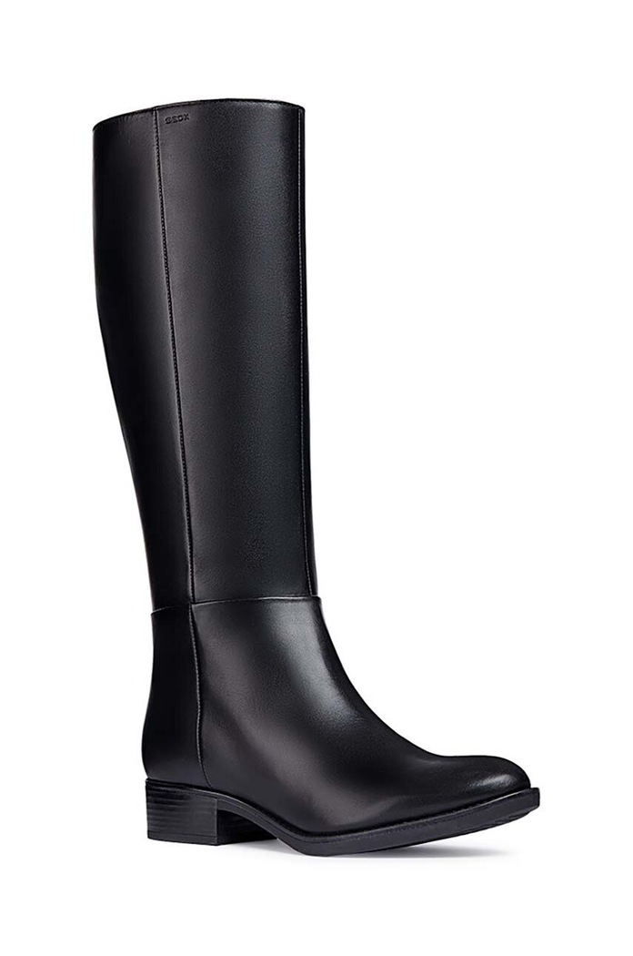 Geox bőr hosszú szárú csizma D FELICITY D D84G1D.00043.C9999 fekete AW25