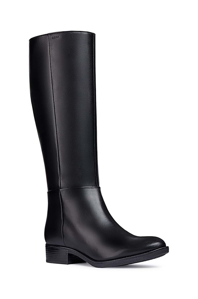 Geox bőr hosszú szárú csizma D FELICITY D D84G1D.00043.C9999 fekete AW25