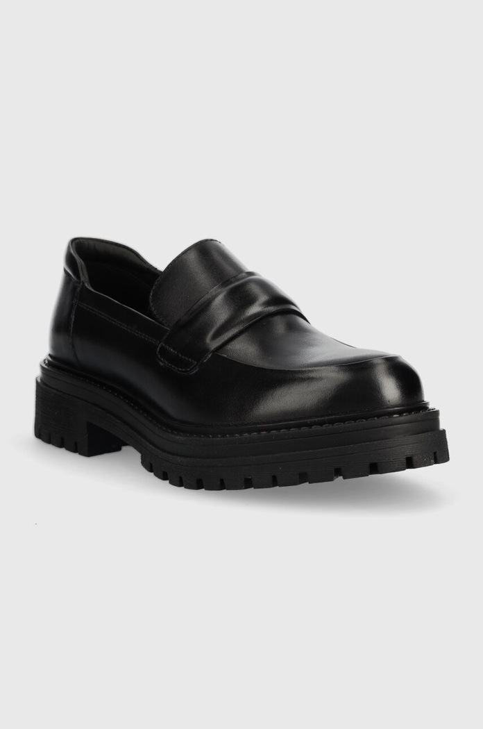 Geox bőr mokaszin D IRIDEA A D36HRA.00043.C9999 fekete AW23