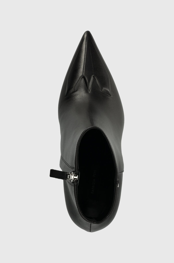Patrizia Pepe stivaletti alla caviglia in pelle nero 2Y0010.L048.K103
