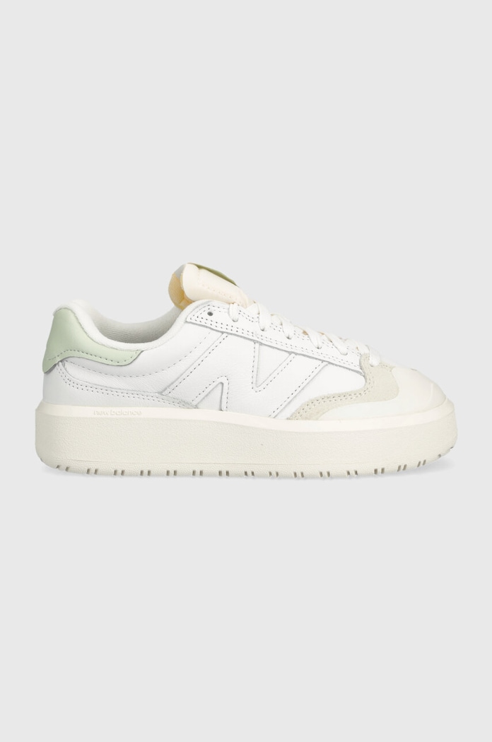 Kožené tenisky New Balance CT302SG přírodní kůže bílá CT302SG