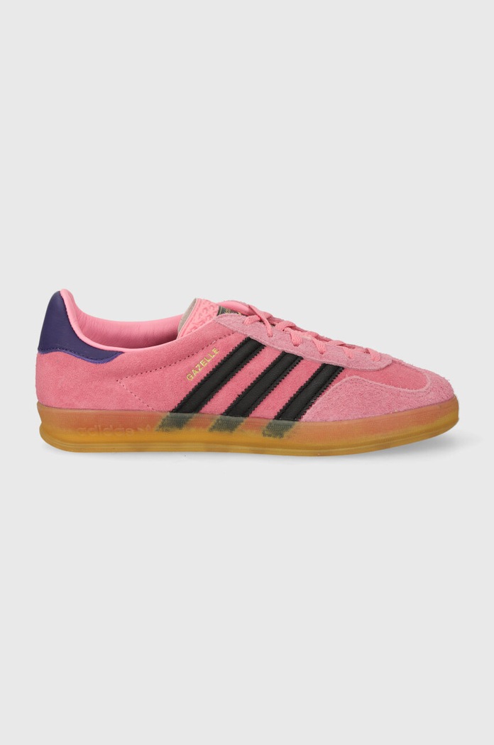 Superge iz semiša adidas Originals Gazelle Indoor Sintetični roza IE7002