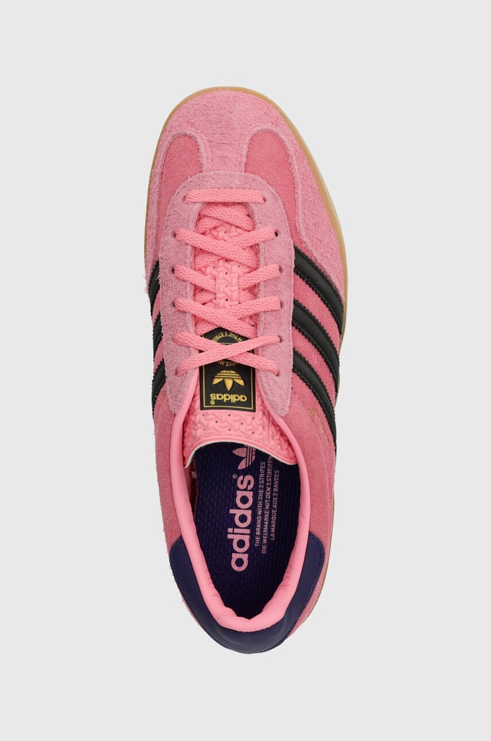 Superge iz semiša adidas Originals Gazelle Indoor roza IE7002
