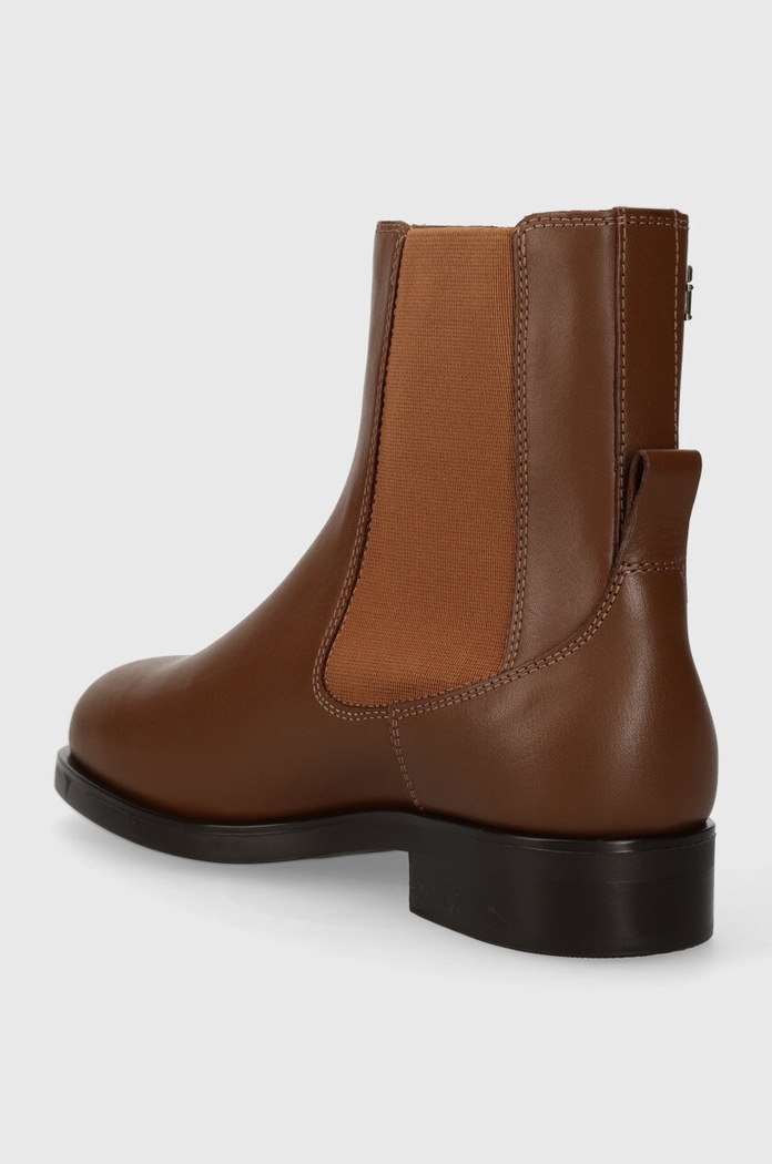 Обувки Кожени боти челси Tommy Hilfiger ELEVATED ESSENT THERMO BOOTIE FW0FW07483 кафяв