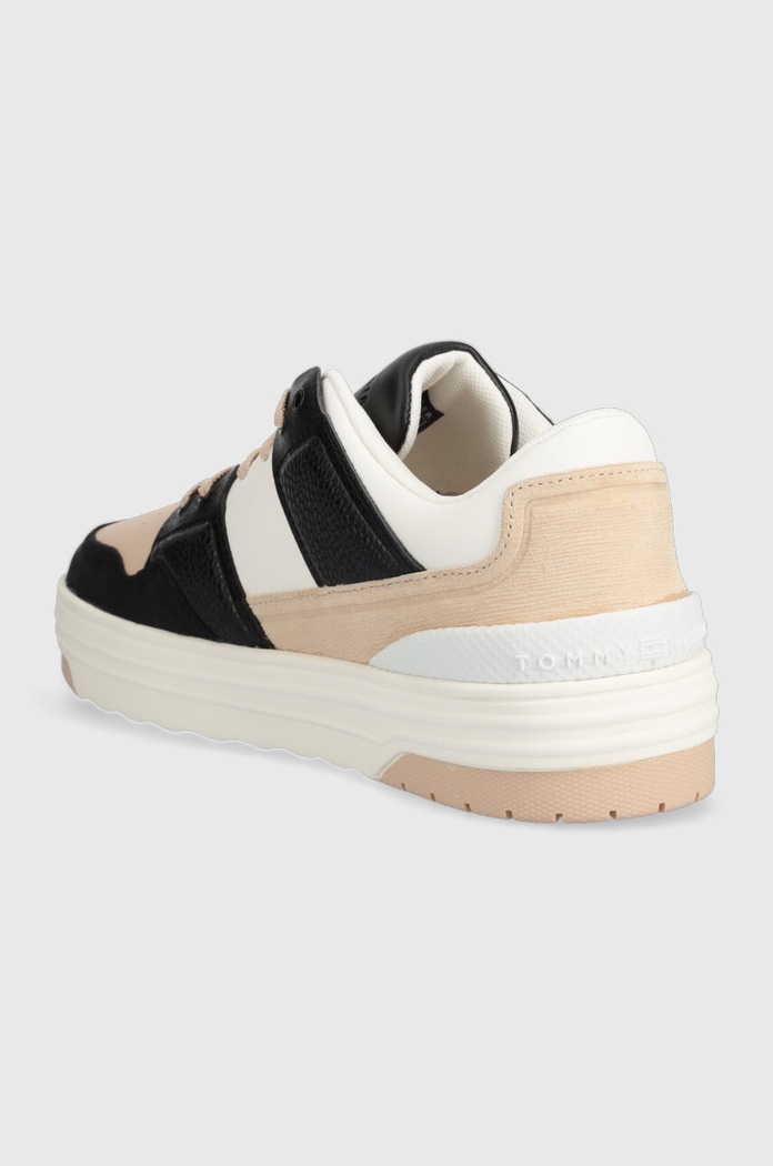 Tommy Hilfiger sneakersy skórzane TH PREMIUM LO BASKET SNEAKER kolor ...