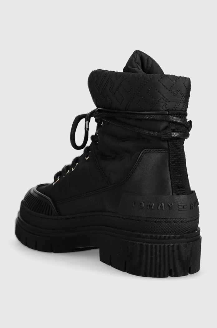 Obuv Členkové topánky Tommy Hilfiger TH MONOGRAM OUTDOOR BOOT FW0FW07502 čierna