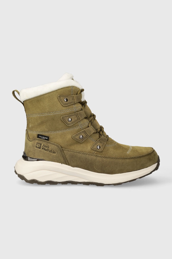 Snehule Jack Wolfskin DROMOVENTURE TEXAPORE usňová koža zelená 4059851