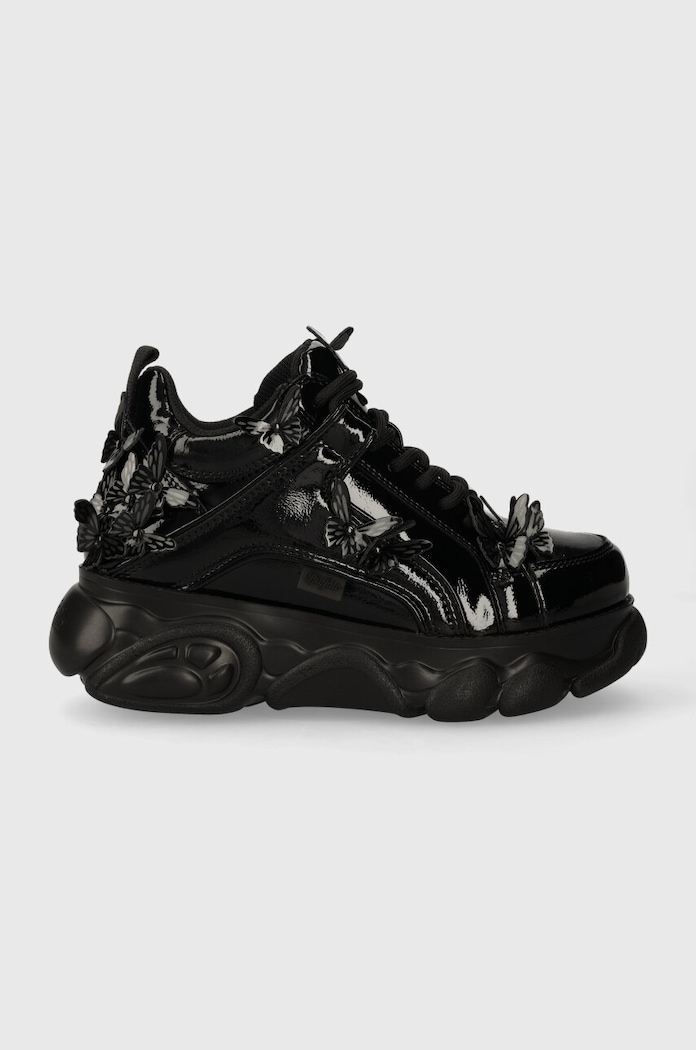 Buffalo sneakersy Cld Corin Butterflies Planet friendly czarny 1630966.BLK