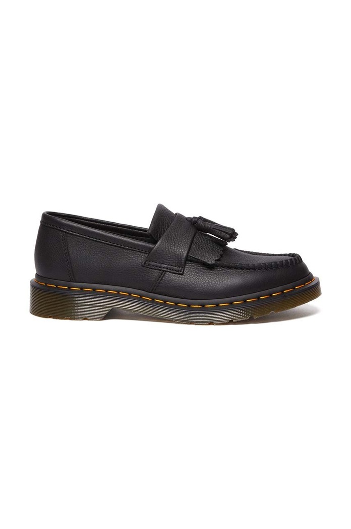 Dr. Martens mokasyny skórzane Adrian płaski czarny DM22760001