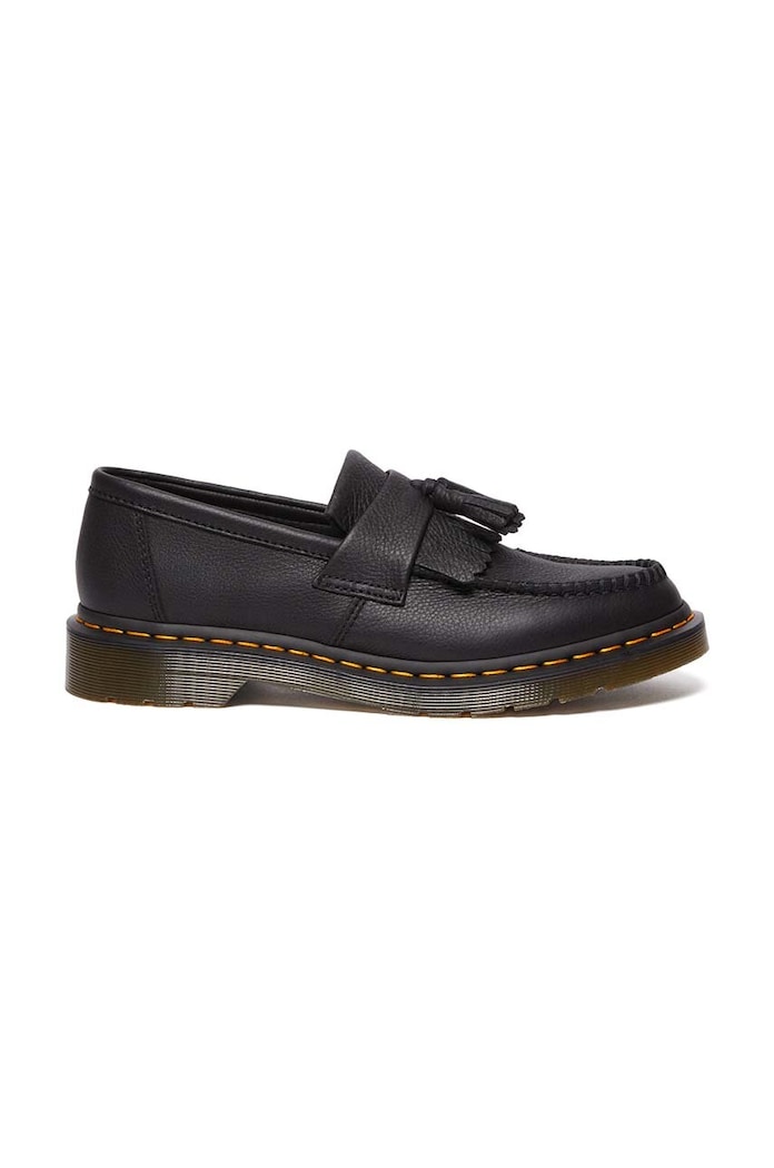 Dr. Martens mokasyny skórzane Adrian płaski czarny DM22760001