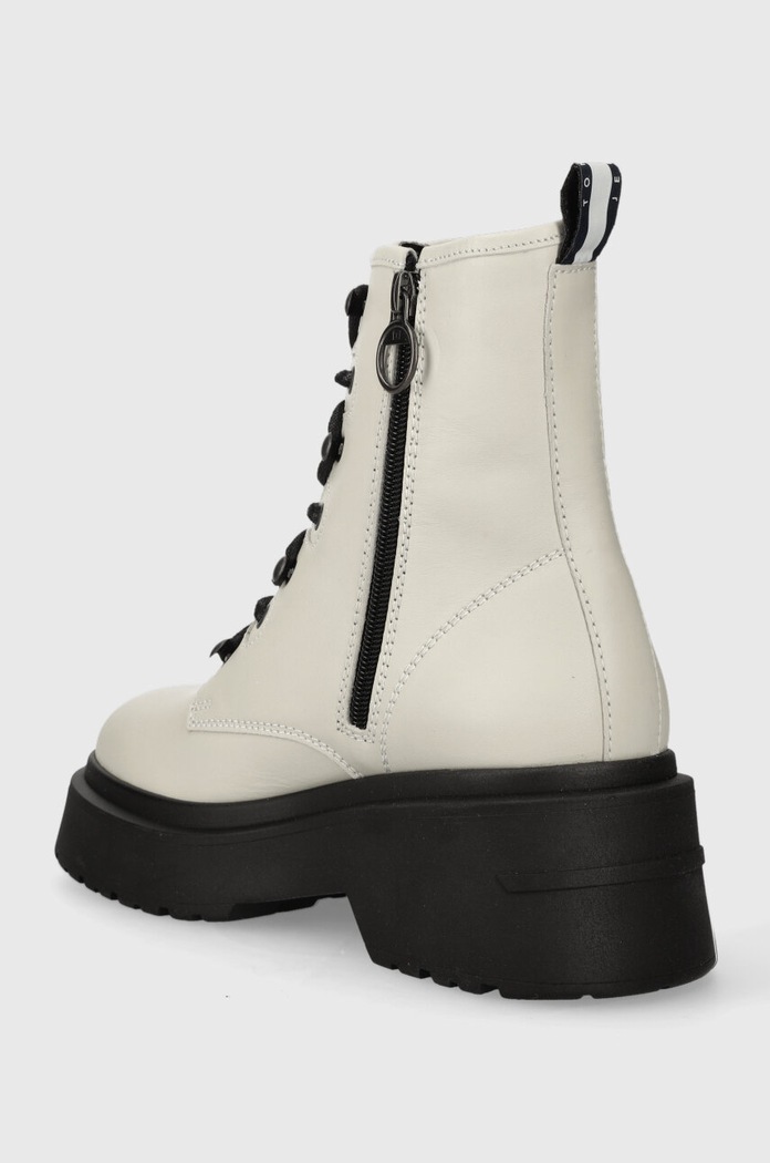 Obuća Kožne čizme Tommy Jeans TJW LACE UP BOOT CHUNKY EN0EN02404 bež