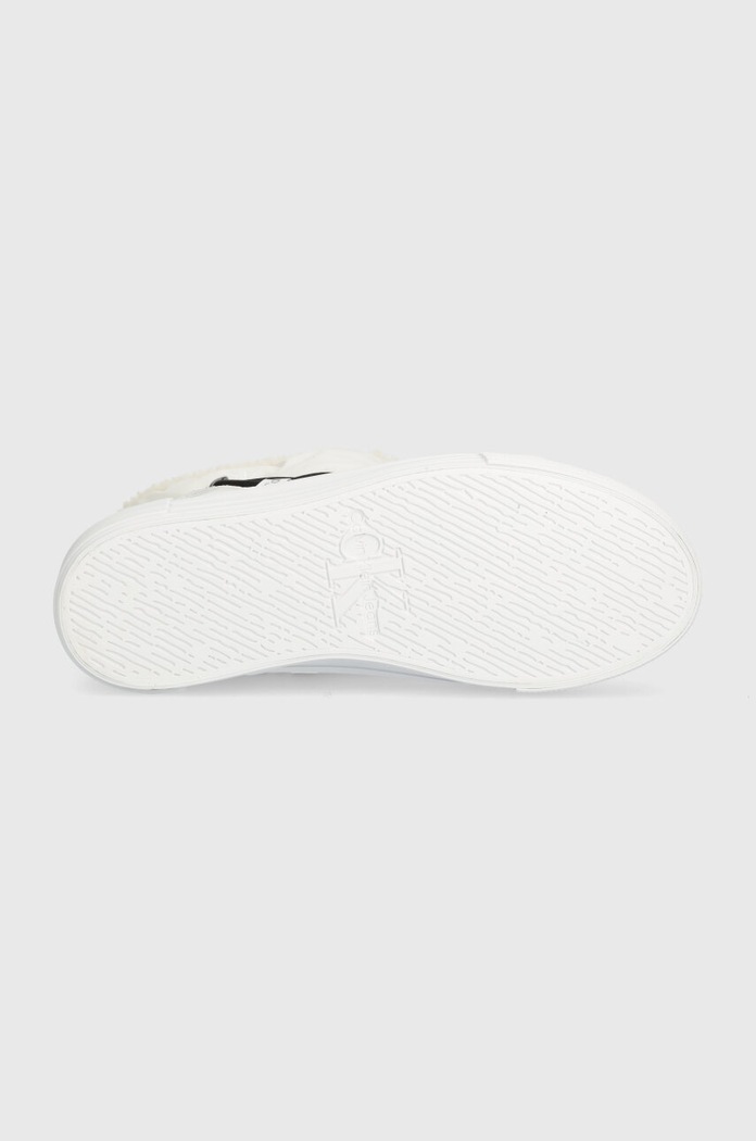 Calvin Klein Jeans śniegowce BOLD VULC FLATF SNOW BOOT WN YW0YW01181 biały