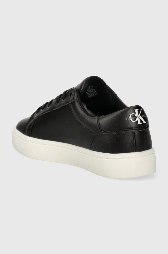 Obuv Kožené tenisky Calvin Klein Jeans CLASSIC CUPSOLE LACE UP YW0YW01269 čierna