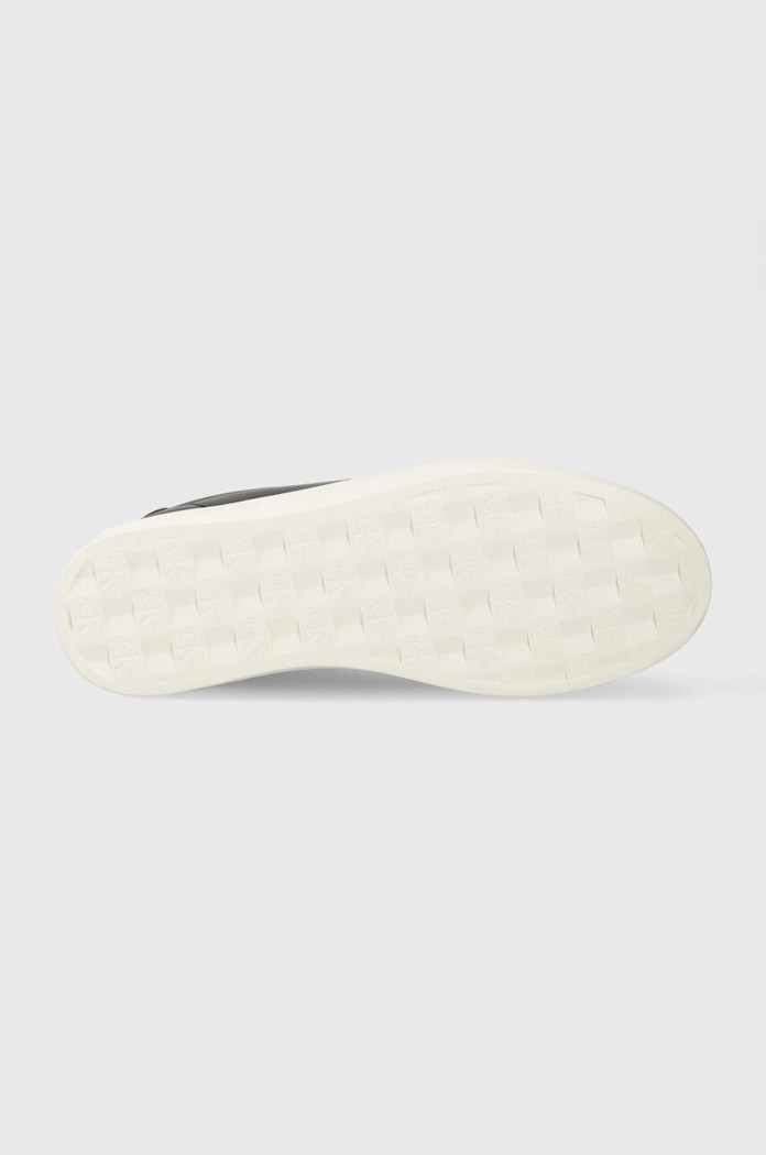 Kožené tenisky Calvin Klein Jeans CLASSIC CUPSOLE LACE UP YW0YW01269 čierna
