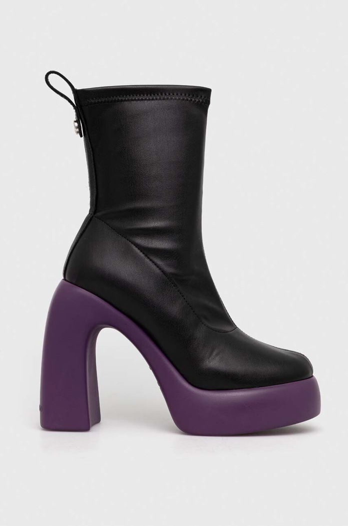 Karl Lagerfeld bokacsizma ASTRAGON HI magas fekete KL33750.F0R