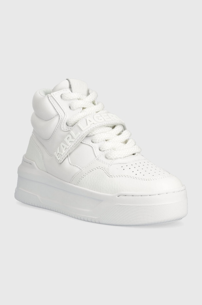 Karl Lagerfeld bőr sportcipő KREW MAX KC KL63350.011 fehér AW23
