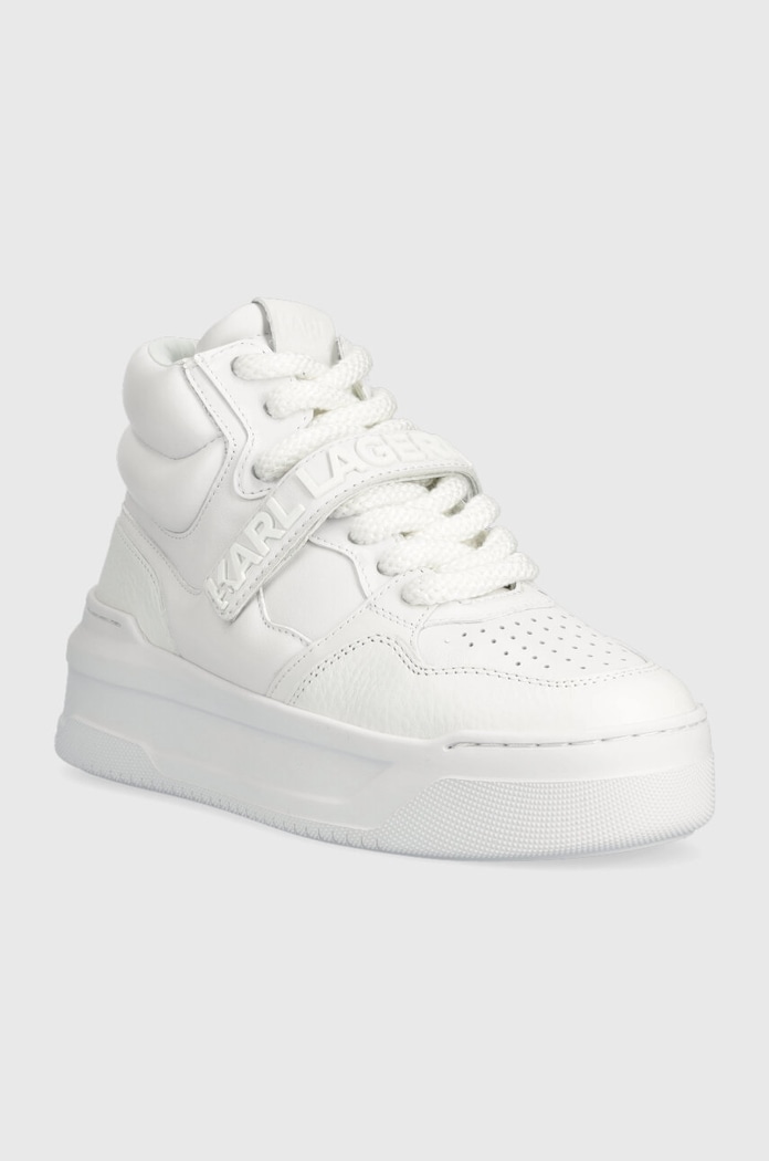 Karl Lagerfeld bőr sportcipő KREW MAX KC KL63350.011 fehér AW23