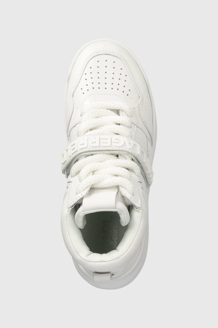 Karl Lagerfeld bőr sportcipő KREW MAX KC fehér KL63350.011