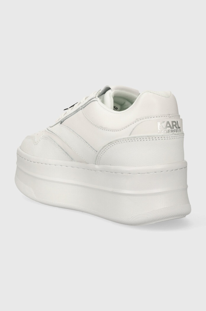 Παπούτσια Δερμάτινα sneakers Karl Lagerfeld KOBO III KC KL65020.011 λευκό
