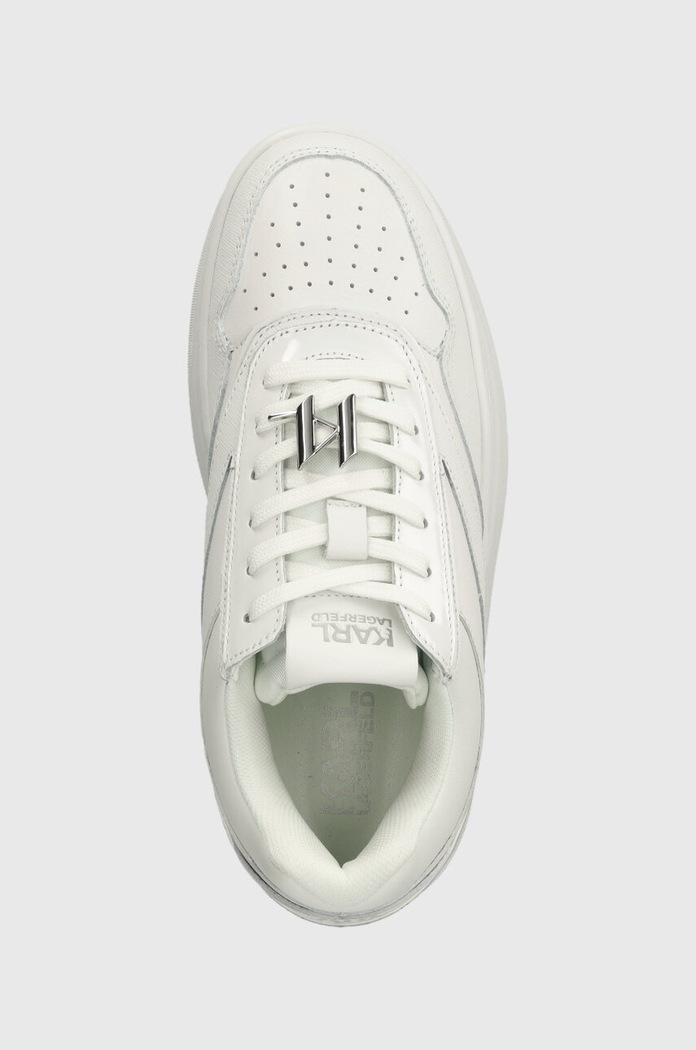 Δερμάτινα sneakers Karl Lagerfeld KOBO III KC λευκό KL65020.011