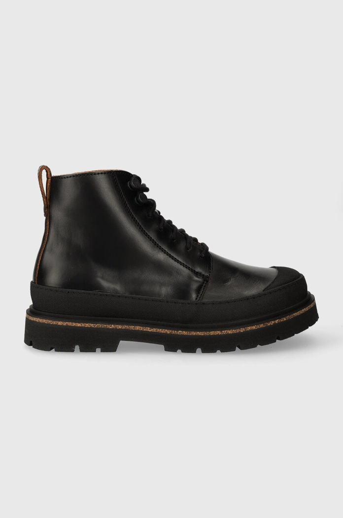Kožené kotníkové boty Birkenstock nezateplené černá 1025214