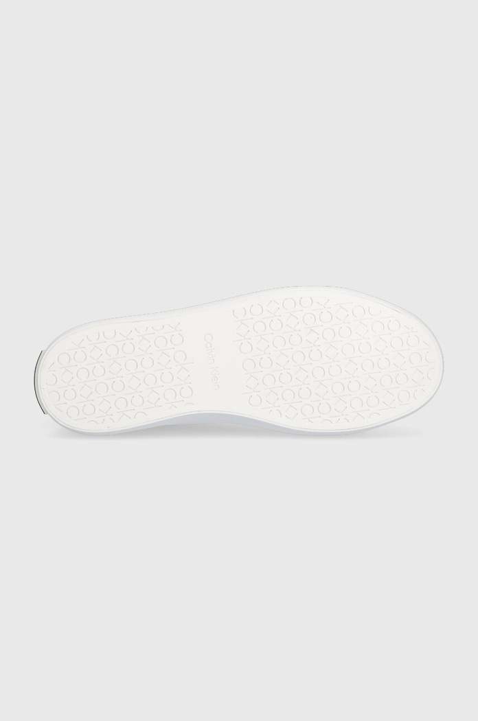 Кожени маратонки Calvin Klein VULC LACE UP HW0HW01681 бял