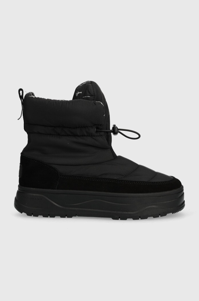 Μπότες χιονιού Pepe Jeans KORE SNOW W απομίμηση λείου δέρματος μαύρο PLS31503