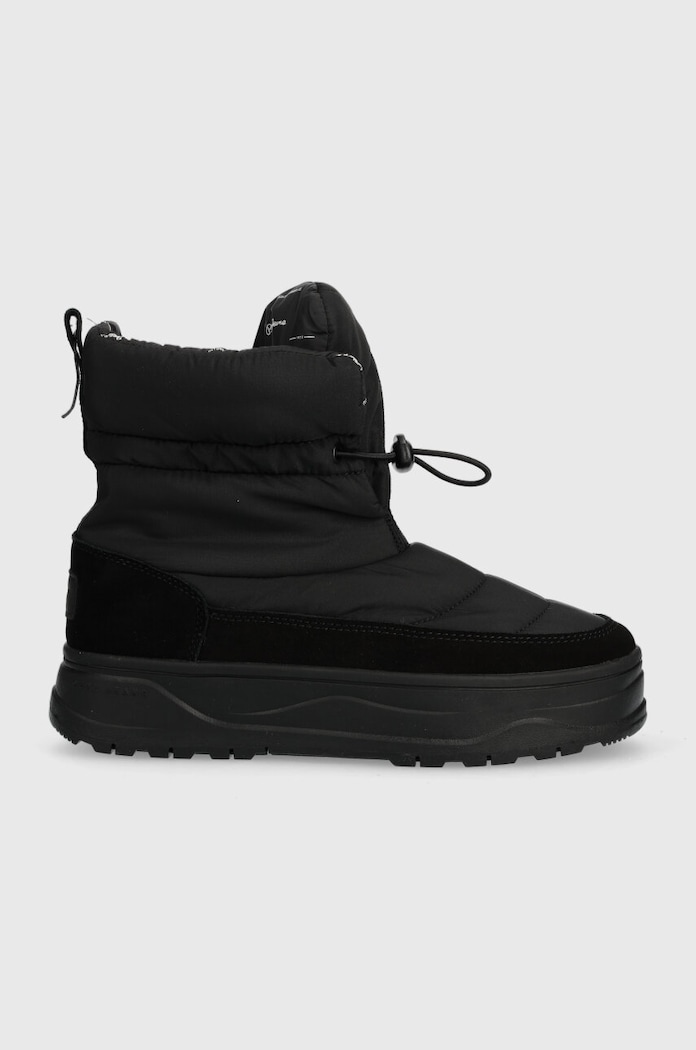 Μπότες χιονιού Pepe Jeans KORE SNOW W απομίμηση λείου δέρματος μαύρο PLS31503