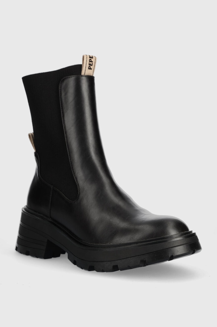 Boty s gumou Pepe Jeans SODA PLUS PLS50489 černá AW23