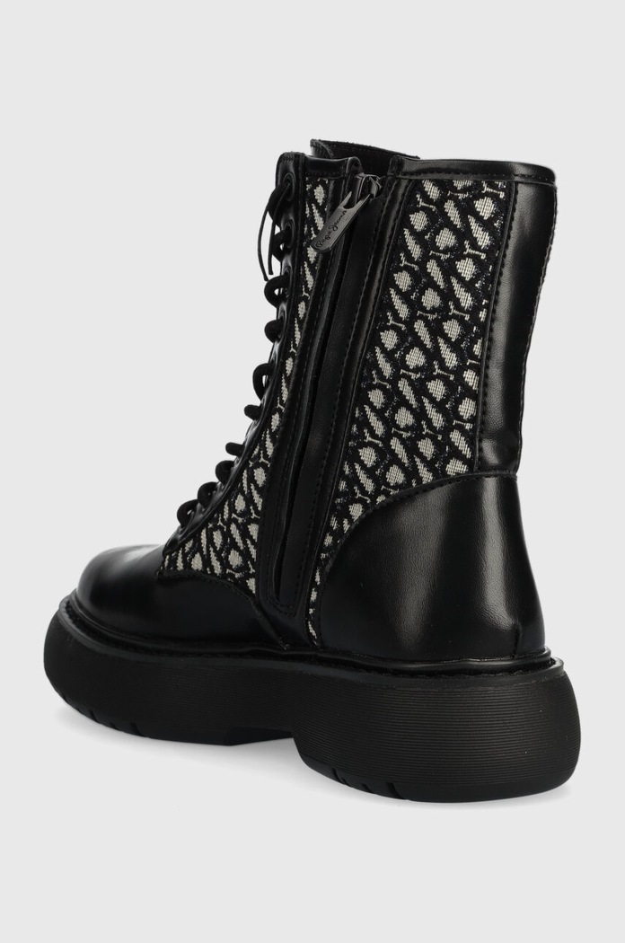 Παπούτσια Μποτάκια εργασίας Pepe Jeans YOKO JACQUARD PLS50505 μαύρο