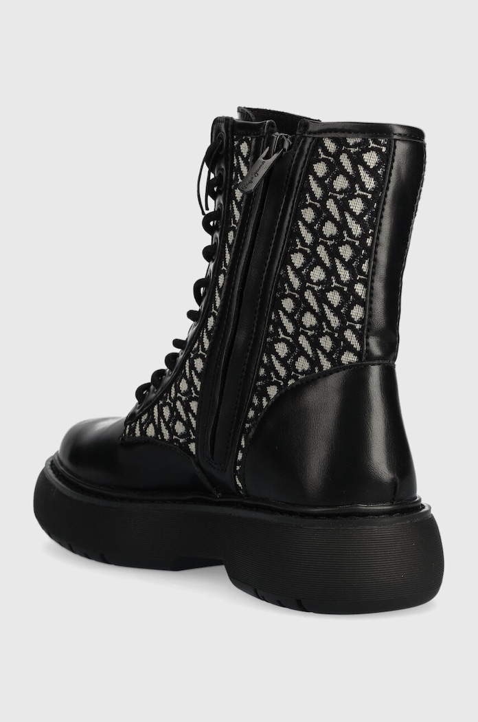 Παπούτσια Μποτάκια εργασίας Pepe Jeans YOKO JACQUARD PLS50505 μαύρο