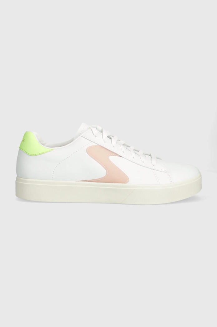 Sneakers boty Skechers EDEN LX imitace kůže bílá 185000