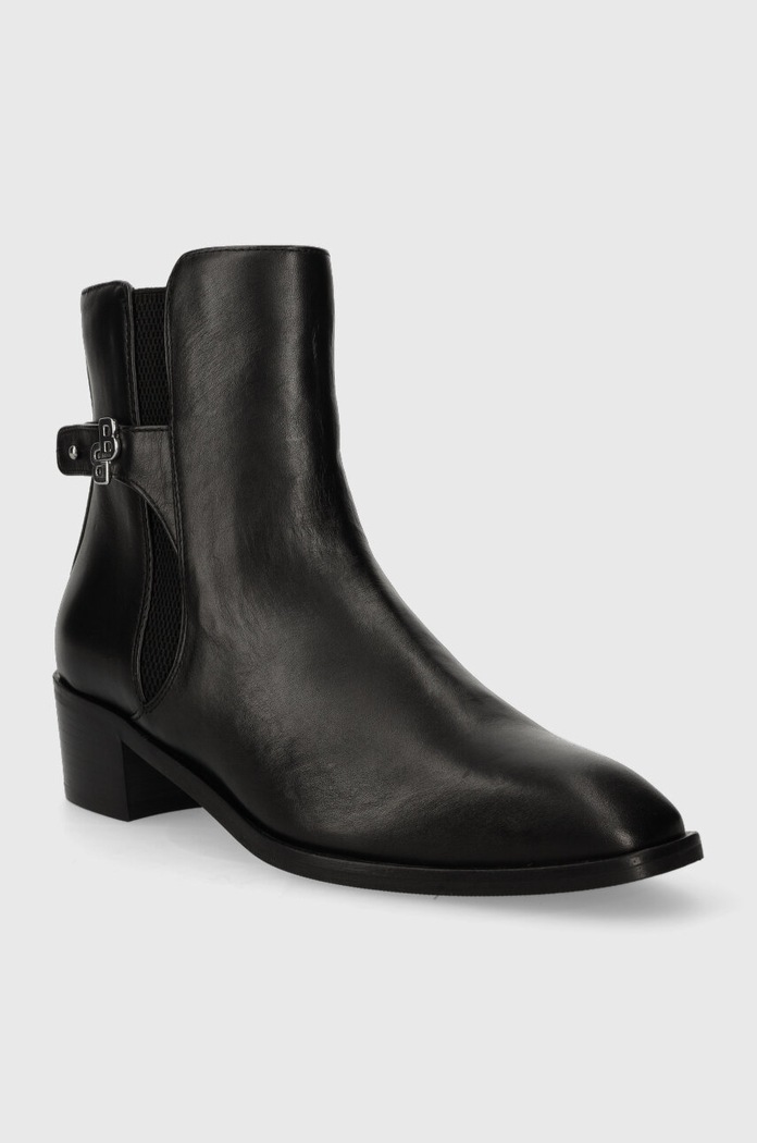 Členkové topánky BOSS Iria 50504437.001 čierna AW23