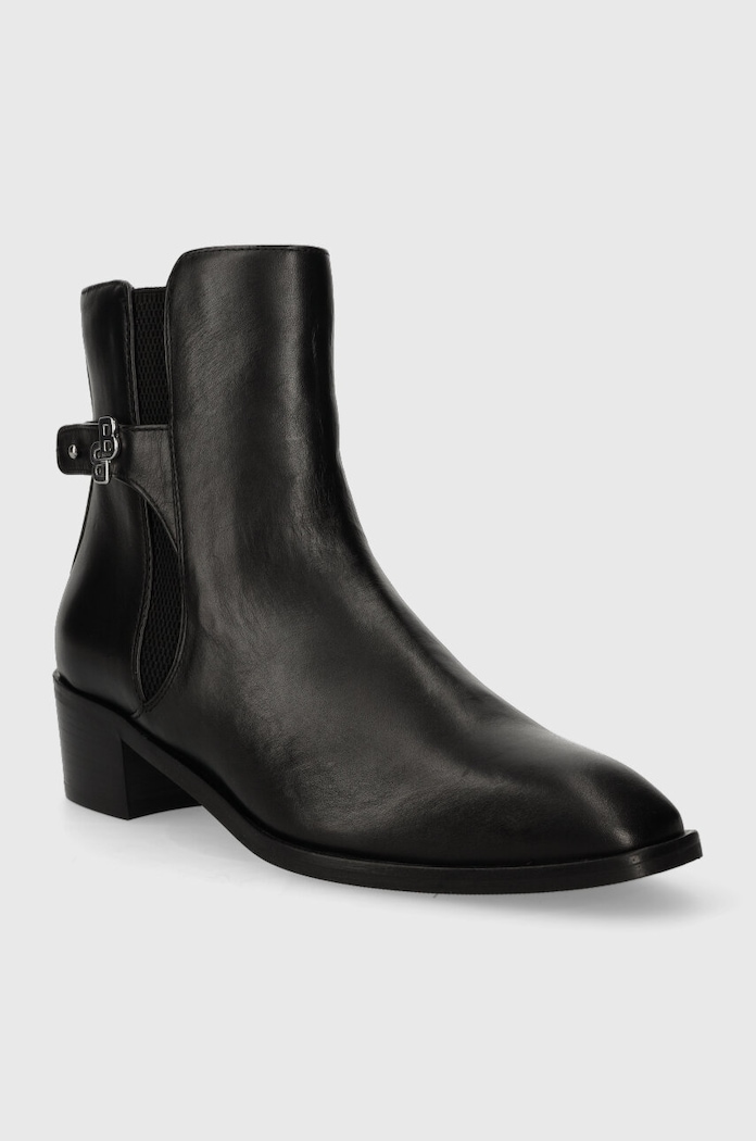 Členkové topánky BOSS Iria 50504437.001 čierna AW23