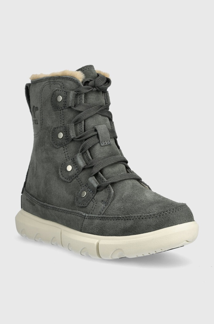 Semišové boty Sorel EXPLORER NEXT JOAN WP 2058871028 šedá AW23